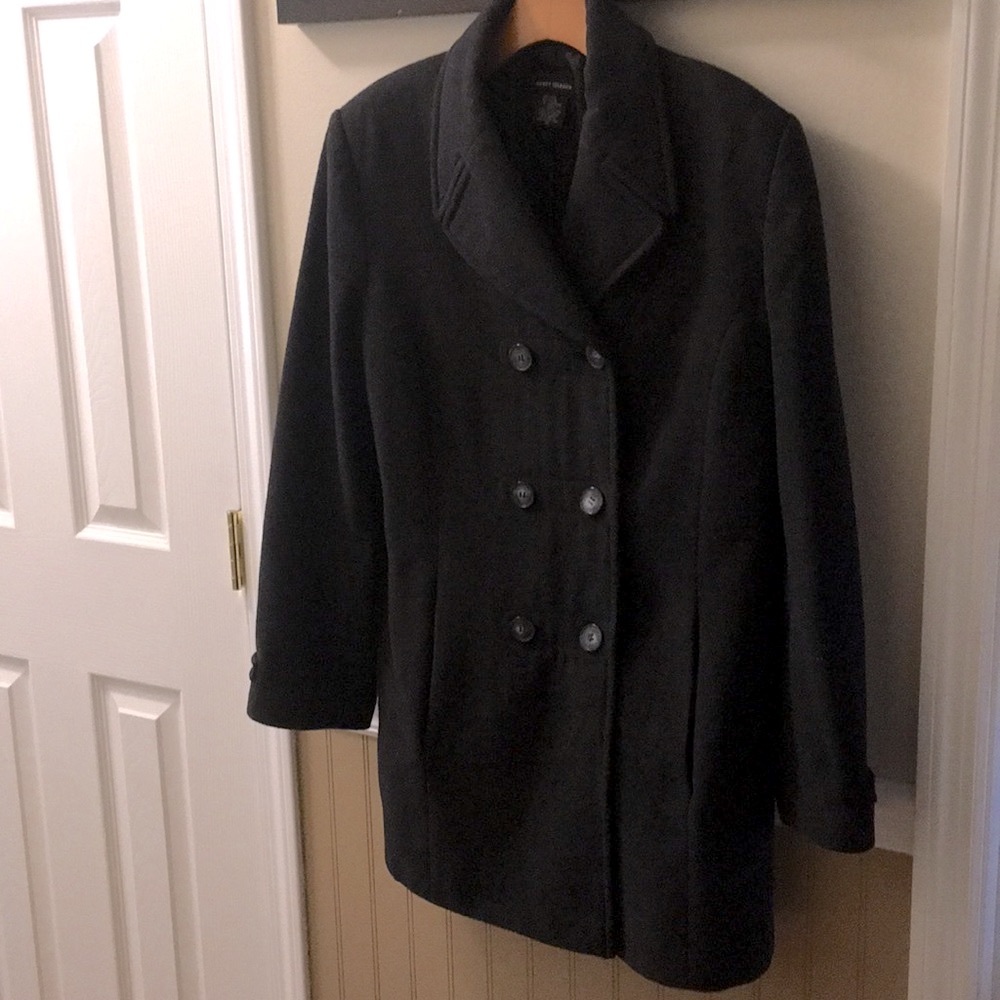 Wool coat- charcoal gray. Sz 10